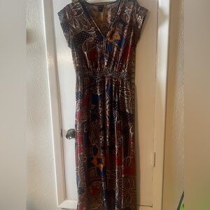 Kate and Lily Boho Paisley Patchwork Maxi Dress